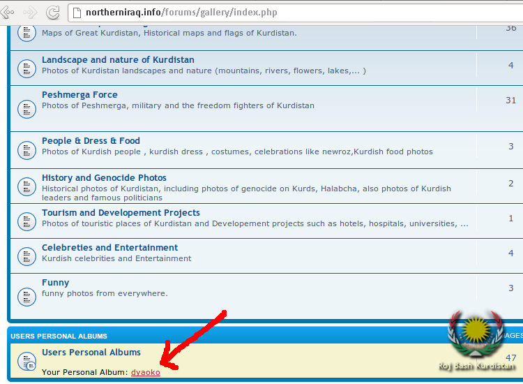 Where is Personal Album