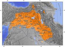 Map of Kurdistan