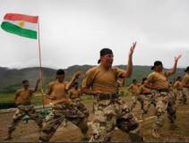 Peshmerga Fighters at the training