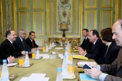 Elysée, 23 mai 2014, French and Kurdish Presidents